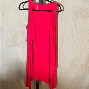 Ruby Ribbon cotton vest